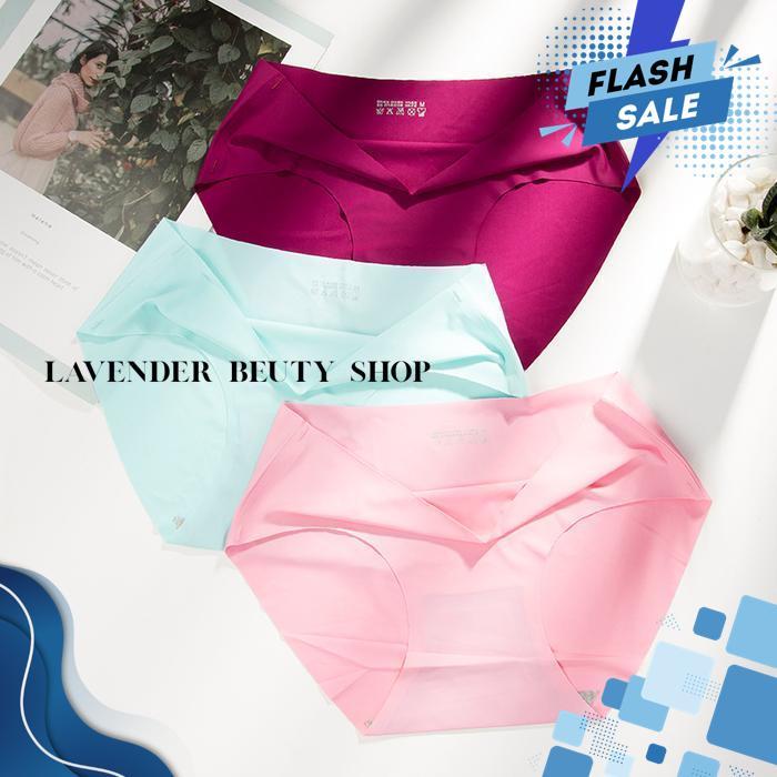CELANA DALAM SEAMLESS SUPER LYCRA TANPA JAHITAN CD 242 SX2 BY LAVENDER BEAUTY SHOP