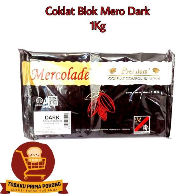 COKLAT BLOK MERCOLADE DARK - 1 KG PREMIUM