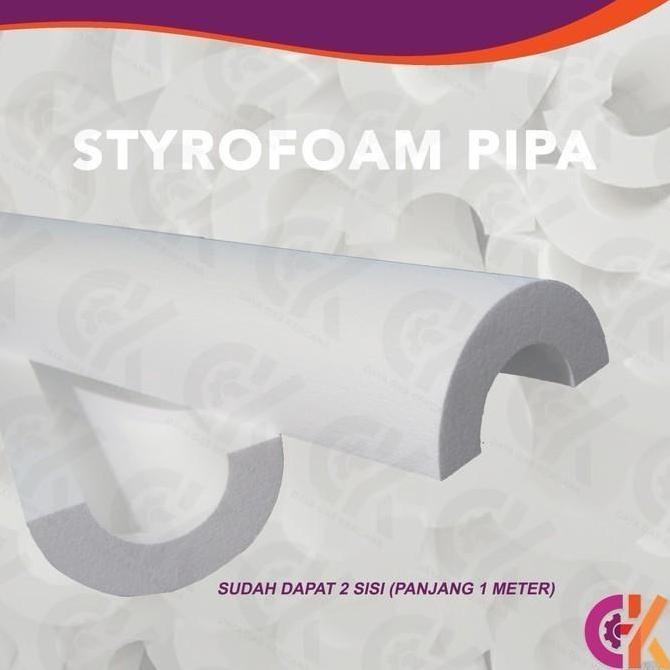 Styrofoam Pipa 3 Inch Tebal 1 inch - Bungkus Pipa Styrofoam