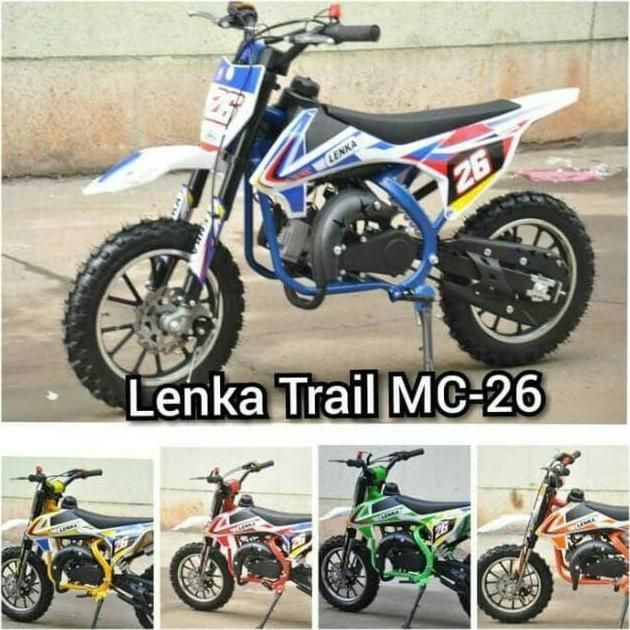 Terlaris Motor Mini Lenka 50Cc Mini Trail Lenka Mc 26 Mini Moto Motor Bensin