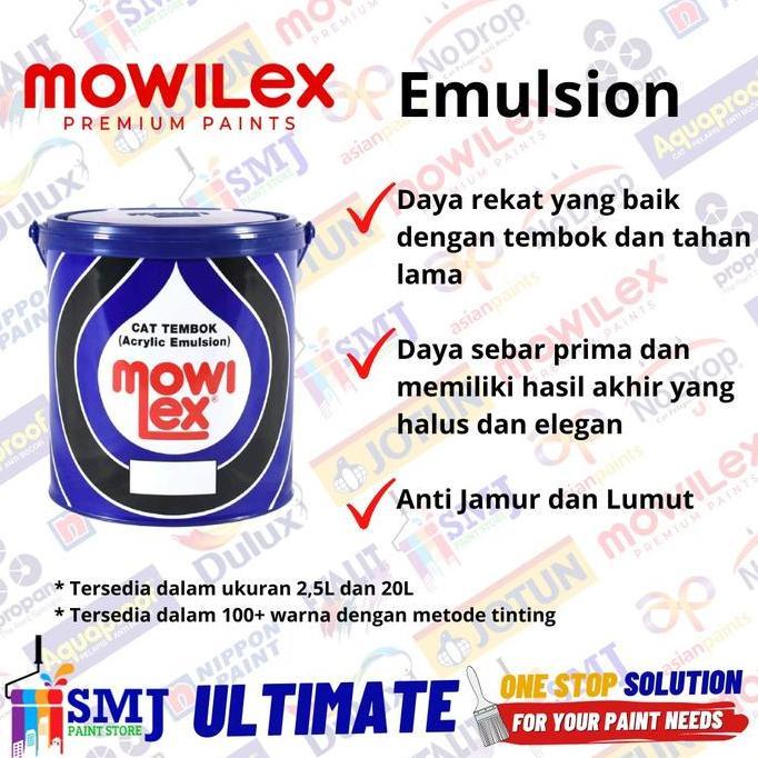 Cat Tembok Interior MOWILEX EMULSION Warna Intrique E108 2,5L
