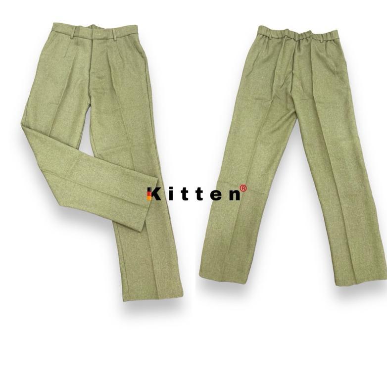 Cuci Gudang  Outfitoffice Celana Kantor Formal Kerja Wanita Slimfit Bahan Dasar Kain Pinggang Kancin