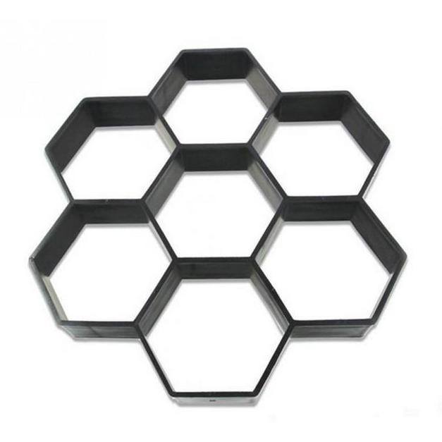 Cetakan Paving Blok atau Cetakan Semen Paving block Hexagonal taman