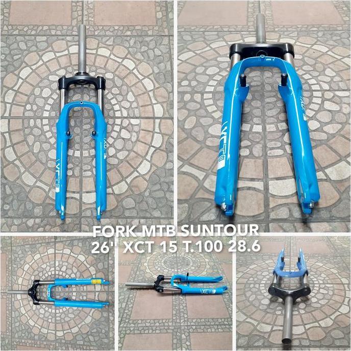 FORK MTB SUNTOUR 26" XCT 15 T.100 28.6 vbrake only