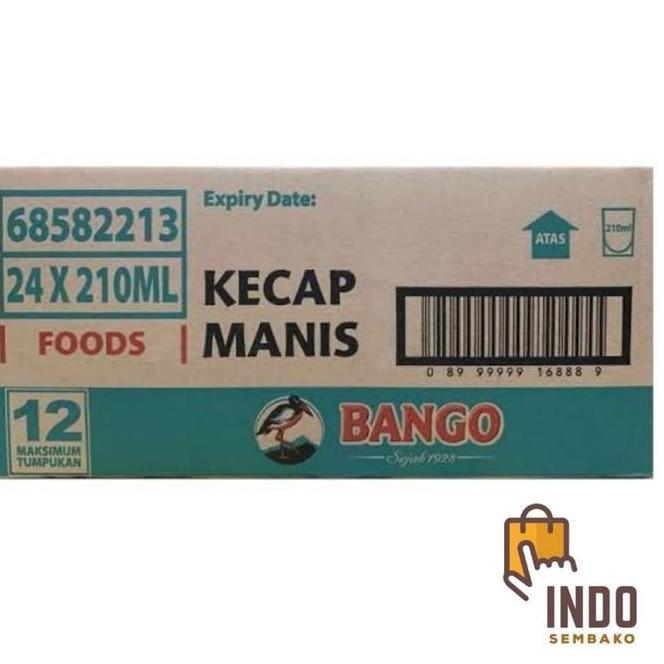 Kecap Bango 1 Dus 265G X 24 Kecap Manis Bango Tanggung Dus Kecap Bango Refill 265 G Karton