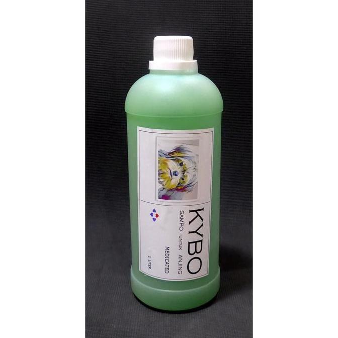 Gennew- Aomi- Shampoo Anjing Kybo Medicated 1 Liter Kdm