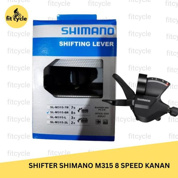 Shifter Shimano SL-M315-8R 8 speed kanan saja shift lever shimano m315