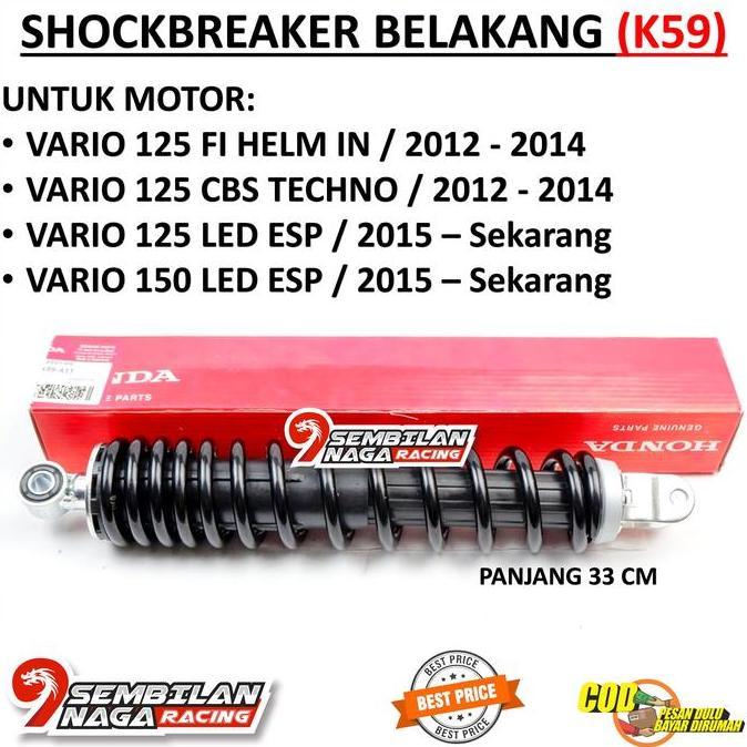Promo Shockbreaker Belakang Vario 125 Cbs Techno Lama Vario 125 150 Led Esp 2015 2016 2017 2018 2019