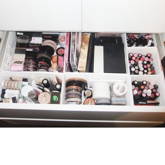 Drawer Organizer Set isi 6pcs Box Kotak Sekat Laci Lemari Pakaian Bayi BS