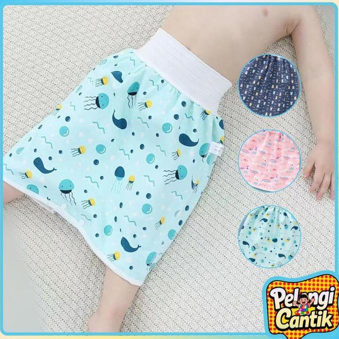Uisa 0 - 12 Tahun Celana Anti Ompol Anak Clodi Popok Bayi Cuci Ulang Clodi Training Pants Anak Popok