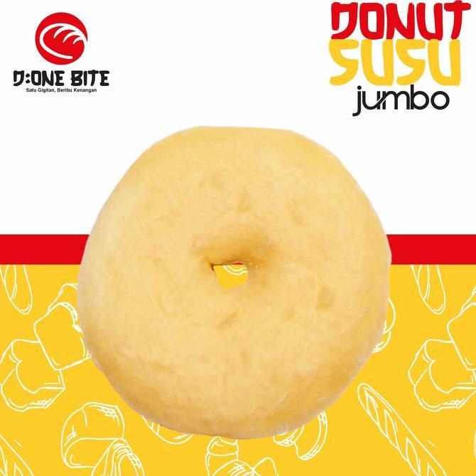 Younme- Colazione- Donut Susu Jumbo Tekstur Lembut Isi 10 - Donat Susu Ukuran Jumbo 9 Cm
