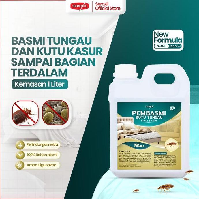(ISI ULANG) ANTI TUNGAU KUTU KASUR & SOFA - SEROXIL PEMBASMI