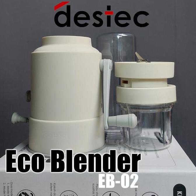 ibolali_ - blender chopper manual tanpa listrik destec 3 in 1 minuman jus, bumbu, mpasi bubur bayi m