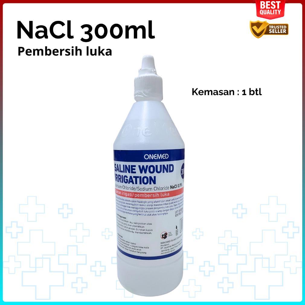 Pembersih Luka NaCL 300ml Onemed Cairan Infus