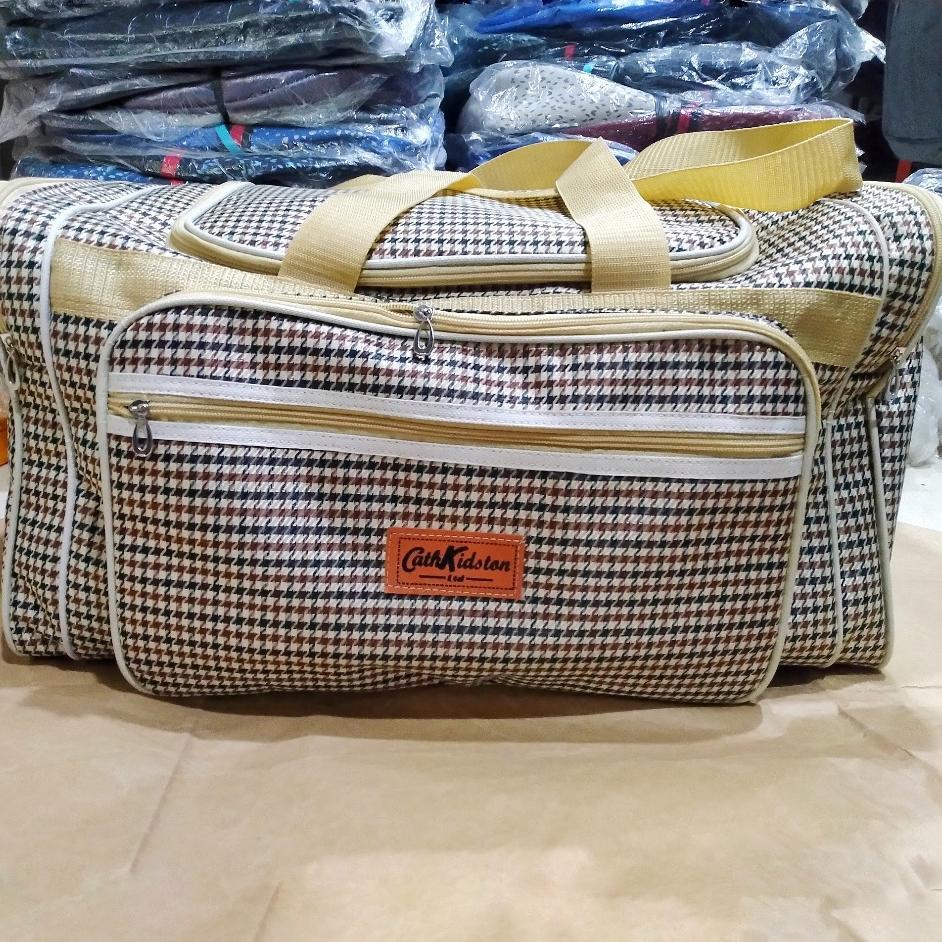 Tas Pakaian Travel Kapasitas Besar Bahan Jeans