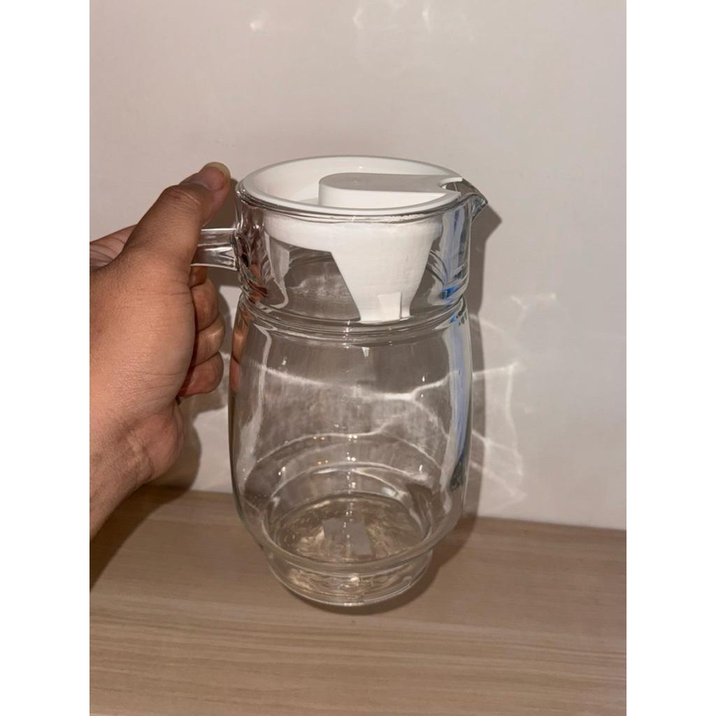 Teko Kaca Bening Pitcher Ceret Kaca Wadah Air