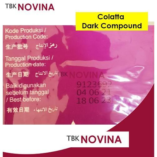 Colatta Dark Compound / Van Houten Dark Coklat / Dark Chocolatte / Coklat Batang Brownies Brownis / 