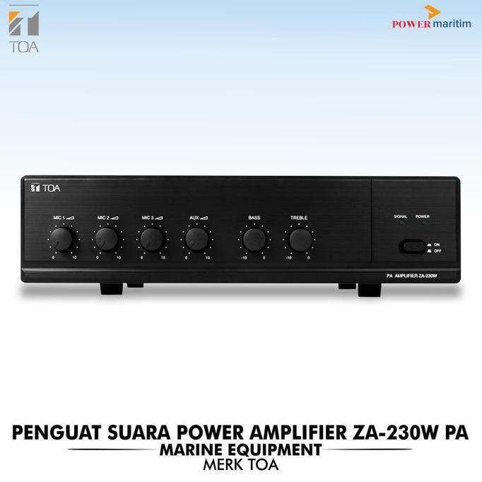 Penguat Suara Amplifier Merk Toa ZA-230 PA Ampli 220v 30w Original Toa