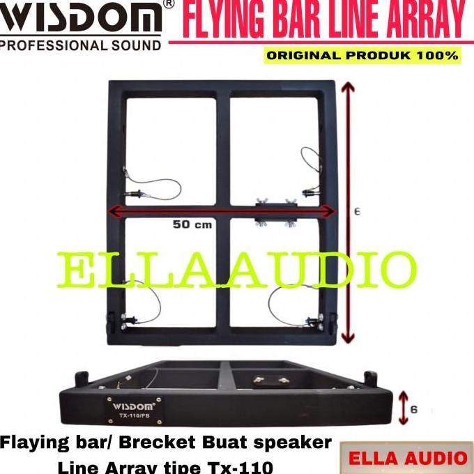 Flying Bar Line Array Wisdom TX110 Brecket Gantung Untuk Wisdom Tx-110