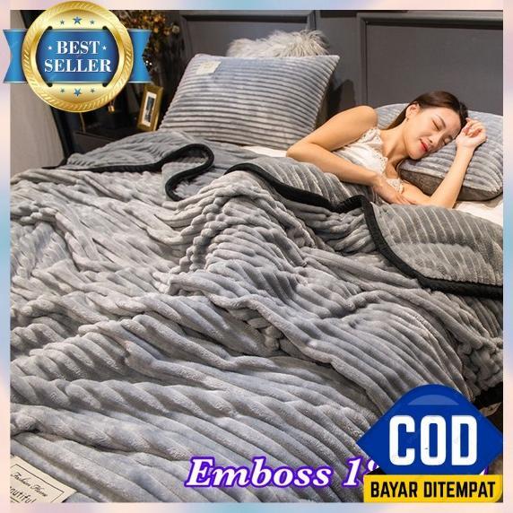 Selimut Dewasa Lembut Bonita 200X200 Import Aesthetic 180X200 Bulu Halus Jumbo 200X240 Tebal Murah