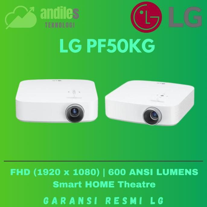 Projektor Lg Pf-50Kg - Lg Pf50Kg Fhd 1920X1080 - Proyektor Mini - Proyektor Fhd - Garansi Resmi