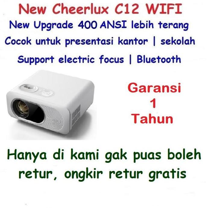 Cheerlux C9 Mini Led 3800 Lumens Projector Proyektor