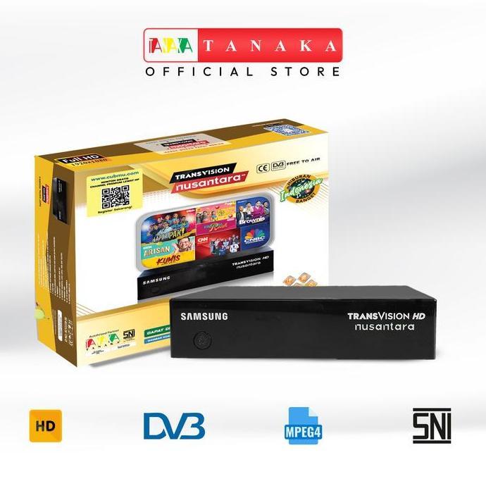 Tanaka RCV Transvision HD Samsung Receiver Set Top Box Type T2 STB Siaran TV Digital Garansi Resmi 1