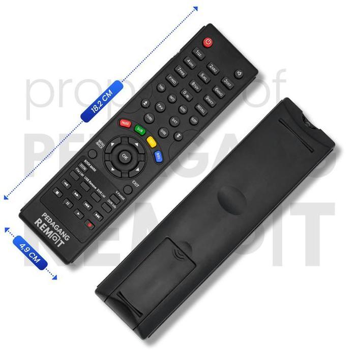 Ready Remot Remote STB Set Top Box Receiver Parabola Matrix Prolink HD Ethernet New / GETMECOM HD009
