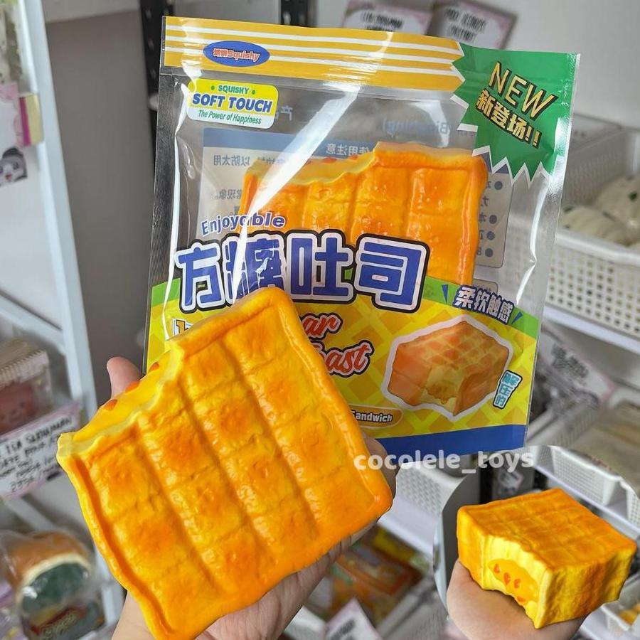Melty Toast Bingbing Squishy | Squishy, Mainan Anak, Bingbing Squishy, Squishy Murah, Kado Anak, Coc