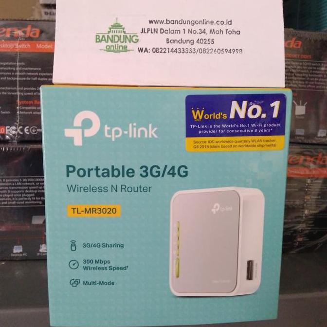 TP-LINK TL-MR3020 - Portable 3G/4G Modem Wireless N Router
