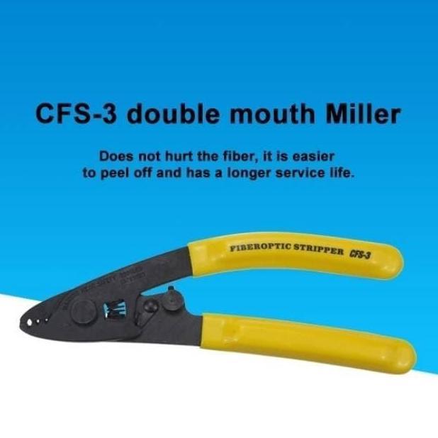 Cfs-3 Tang Fiber Optik untuk Stripper Kabel Fiber Optik FTTH