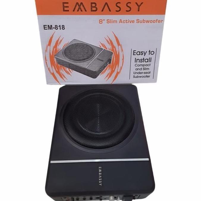 Subwoofer Kolong Embassy Em-818 Subwoofer Aktif Embassy Em818