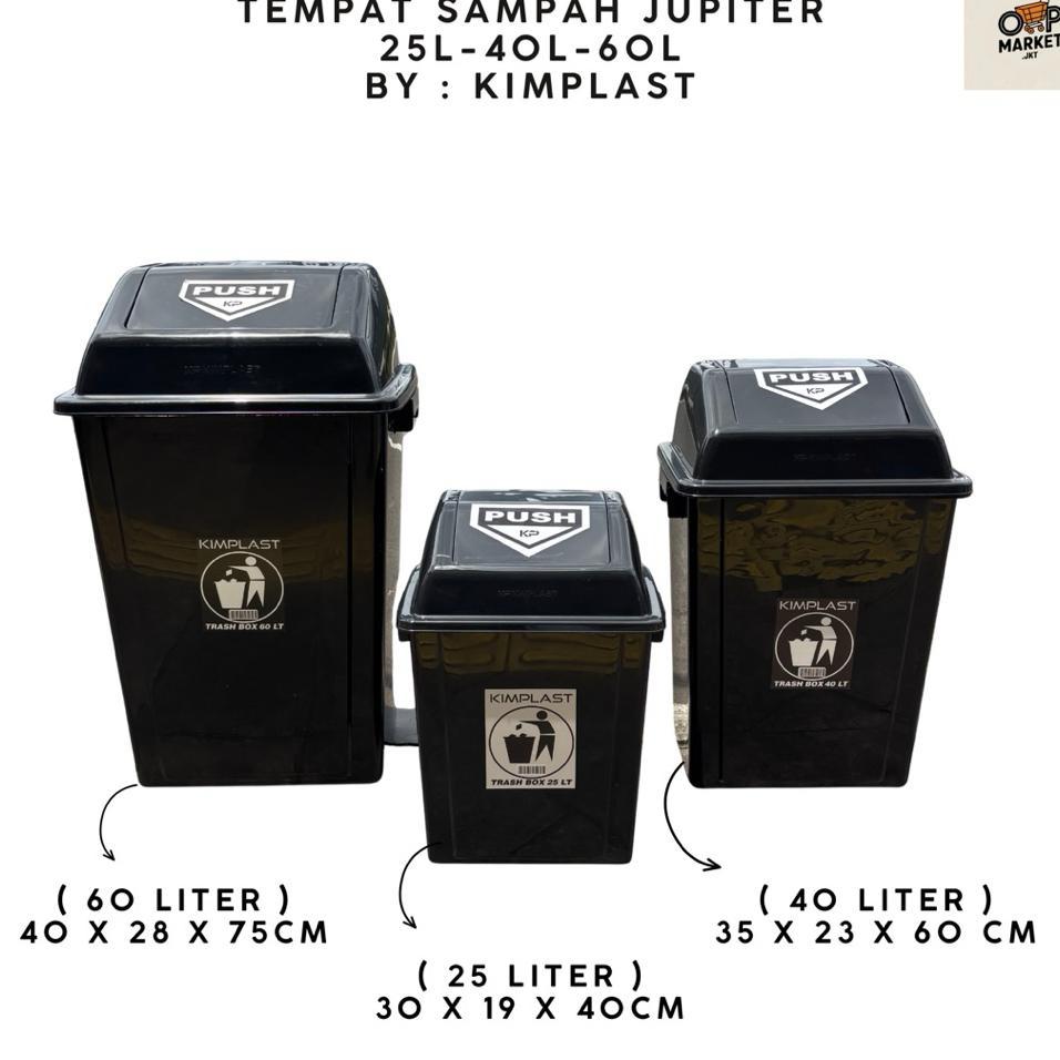 Kimplast - Tempat Sampah Jupiter Tempat Sampah Luar Rumah Tempat Sampah Tutup Tempat Sampah Dapur Te