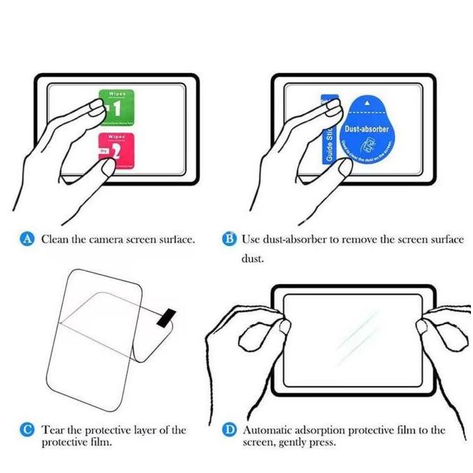 Pelindung Layar CANON EOS M200 Tempered Glass Screen Protector Camera Anti Gores LCD Kamera Canon EO