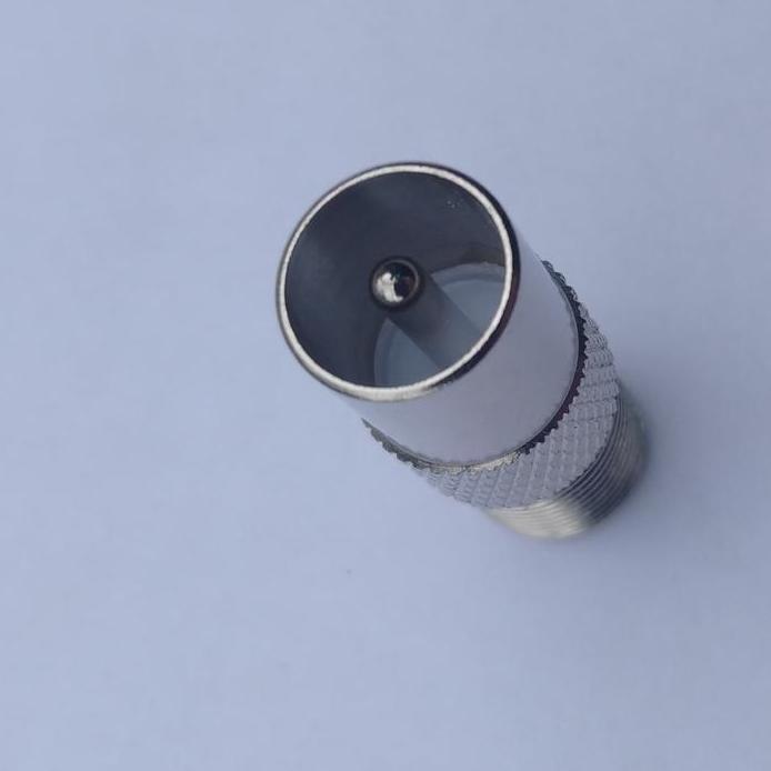 jack tv drat male tw/ f to tv connector antena tv bagus
