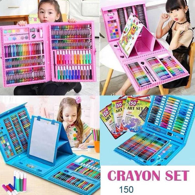 CUCI GUDANG 150 PCS PENSIL WARNA CRAYON / KRAYON SET / ALAT MELUKIS  / PENSIL WARNA SET / PENSIL WAR