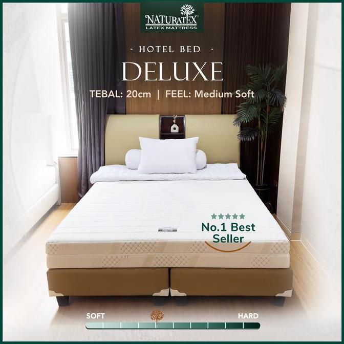 Komplit Set Kasur Latex Naturatex Hotel Bed Deluxe