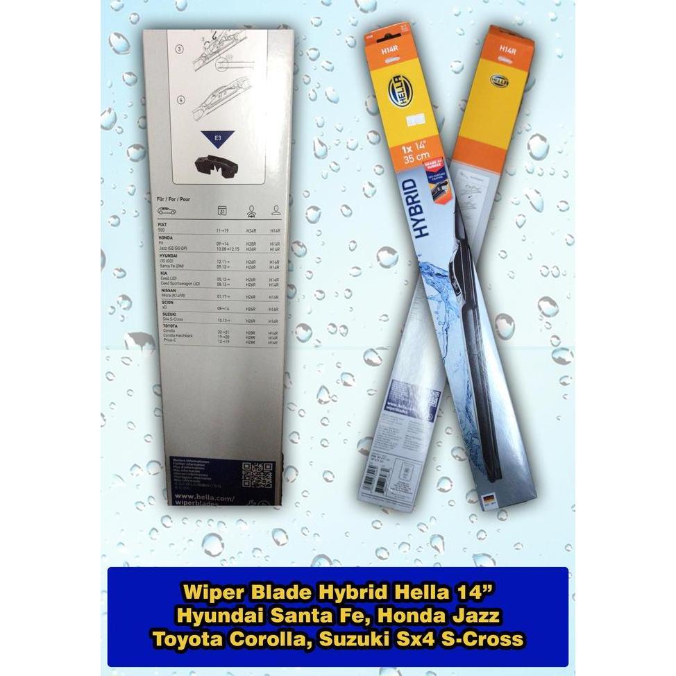 wiper blade hella hybrid 14 inch Karimun, Avanza, Livina - 68503 -
