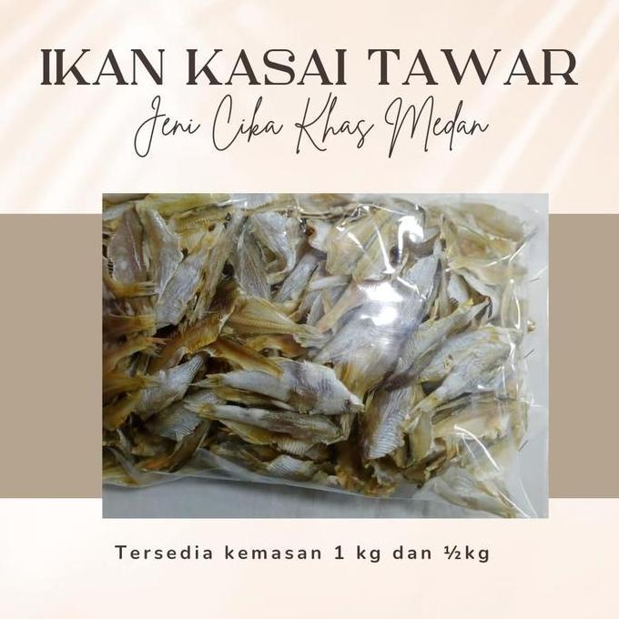 Ikan Kerupuk Kuning Khas Medan Alami Rendah Lemak Asin, Ikan Tipis