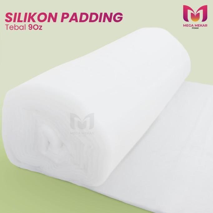 Silikon/Dacron Lembaran Padding Grade A+ lebar 2,4m Tebal 9Oz 1 Roll