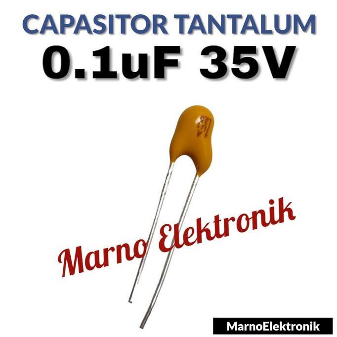 CAPASITOR TANTALUM ELCO 0.1UF 0.22UF 0.33UF 0.47UF 0.68UF 1UF 35V 25V A2162