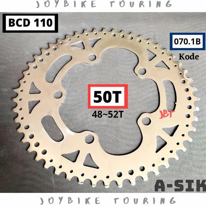 Chainring 50T Oval BCD 110
