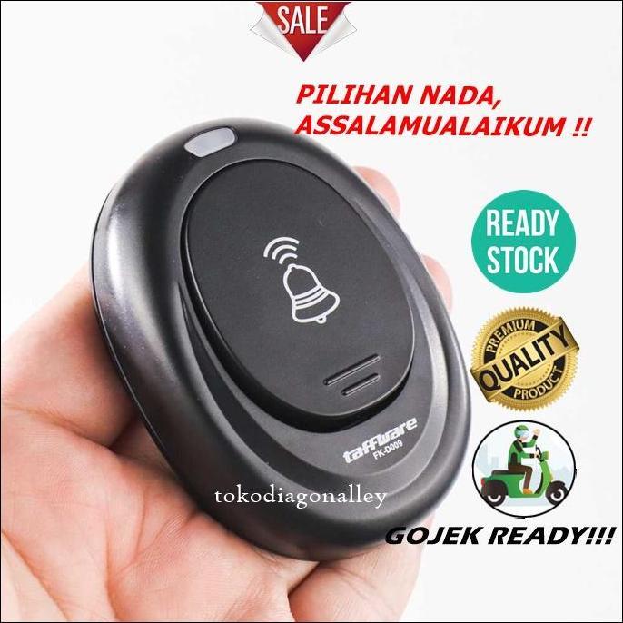 Bel Pintu Wireless Assalamualaikum Anti Air Bel Salam Bel Nada Salam