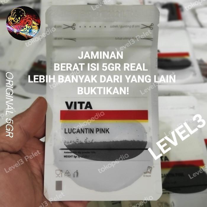 Vita Lucantin Pink Carophyll Astaxanthin 10% jaminan original 100% 5gr