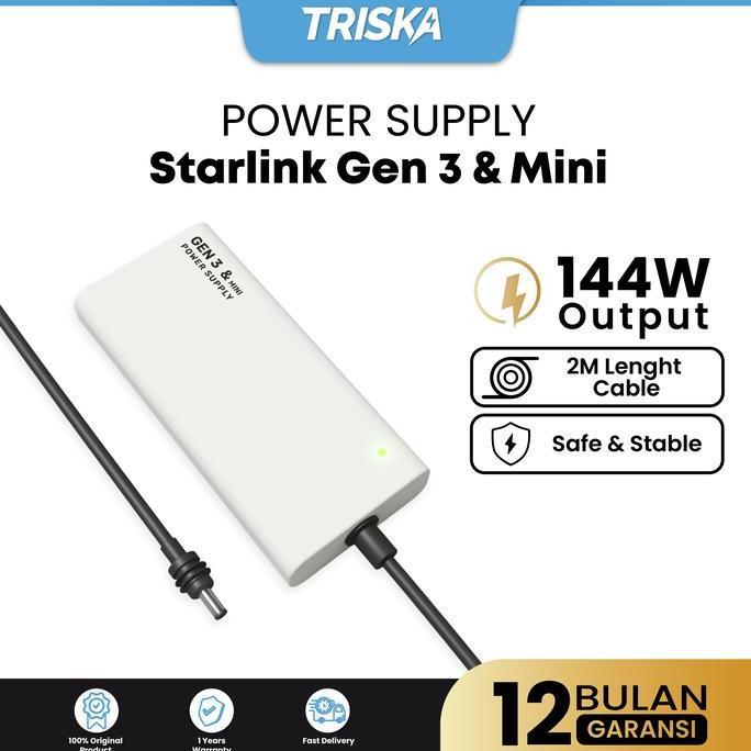 Power Supply Adaptor Starlink Gen 3 V4 Dan Starlink Mini Originalll