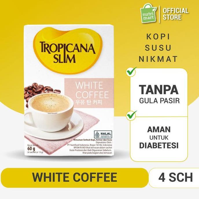 [] Tropicana Slim White Coffee - Kopi Bebas Gula