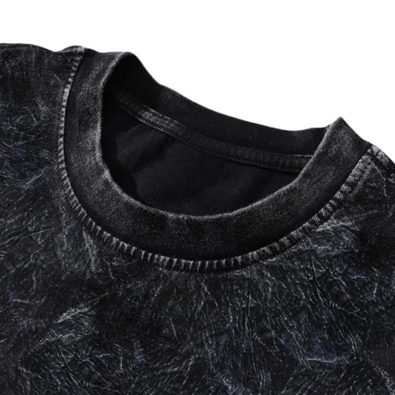 HOT SALE KAOS POLOS OVERSIZE HITAM CATTON 24S WASHED PREMIUM DISTRO WASHING SANDWASH