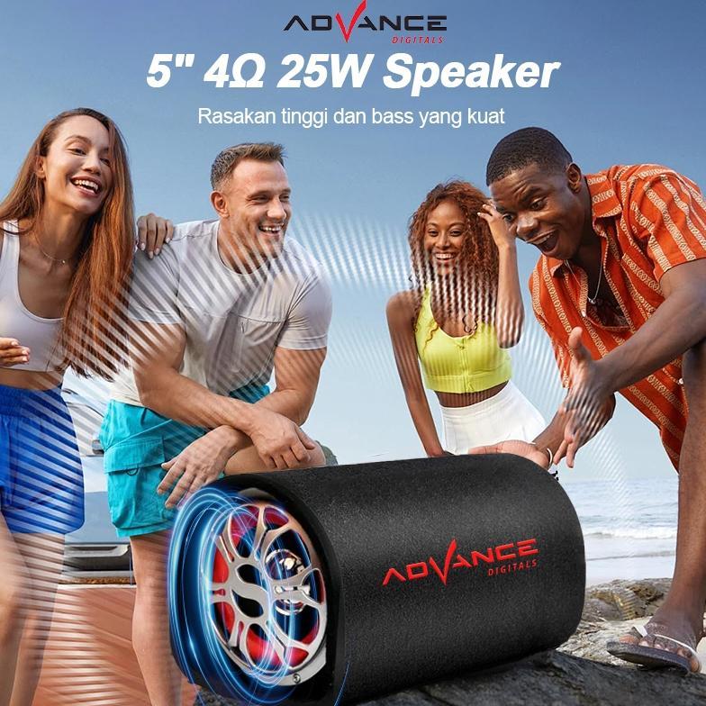 NEW DEALS Advance Speaker Bluetooth Bass T-101BT PRO Speaker Subwoofer Bluetooth Untuk Mobil Sepiker