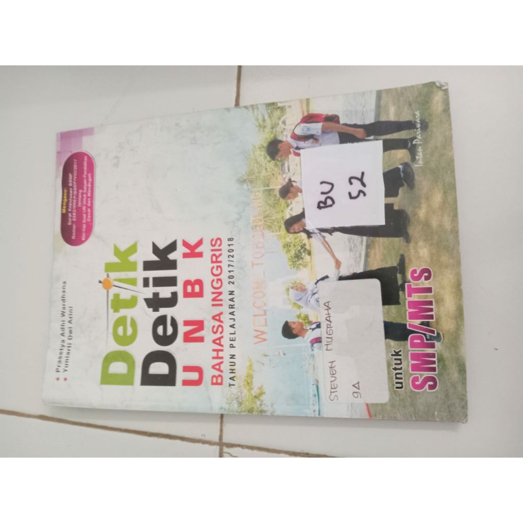 DETIK -DETIK UNBK BAHASA INGGRIS TAHUN 2017-2018KELAS 9 SMP/MTS (bu52)