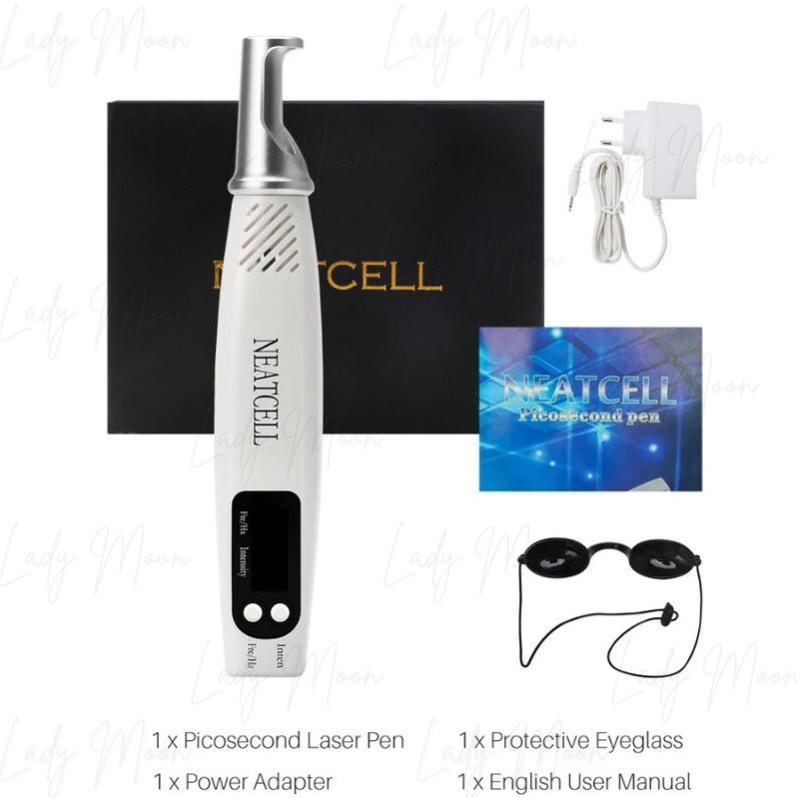 (Lestary Store)  Pena Laser Penghapusan Flek Hitam Tato Mole Biru/Merah Pena Laser Wajah Laser Pengh